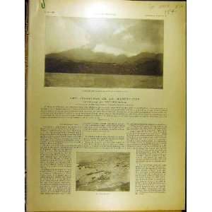  1902 Disaster Martinique Volcano Pelee St. Pierre Print 