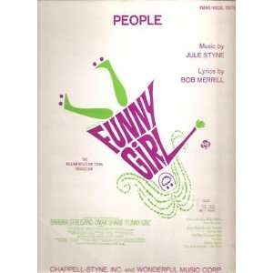  Sheet Music People from Funny Girl Streisand 54 