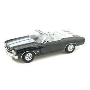  1971 Chevy Chevelle SS454 Convertible 1/25   Black Toys 