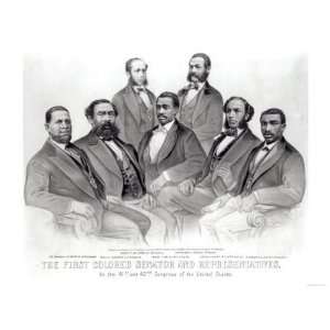  The First Colored Senator And Representatives In The 41st 