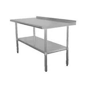  Knockdown Worktable   30 x 60 w/ 1.5 Back Splash JWTSB 