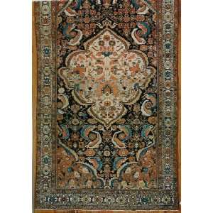  6x11 Hand Knotted Malayer Persian Rug   61x114