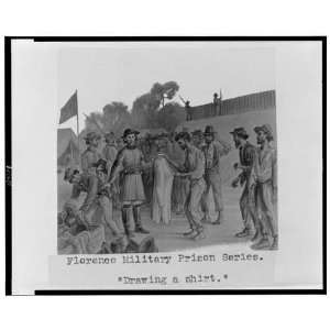   military prison series  Drawing a shirt,1897