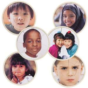   Faces From Around the World Puzzles (Set of 6) Toys & Games