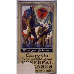  1919 poster armys fight against venereal diseases