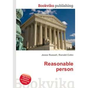 Reasonable person Ronald Cohn Jesse Russell  Books