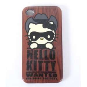  Hello Kitty Western Too Cute iPhone 4 Case Cell Phones 