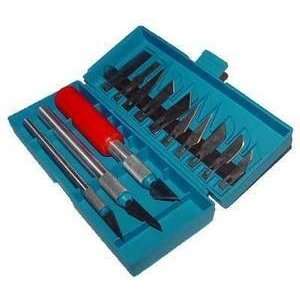  Tool Shop 235 13Pc Hobby Knife Set In Storage Case   Super 