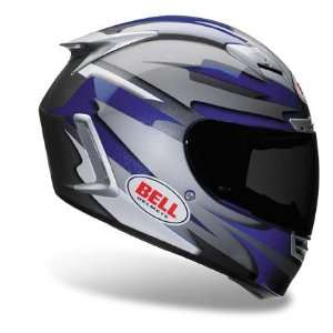  Bell Recoil Blue/Silver Full Face Motorcycle Helmet   Size 