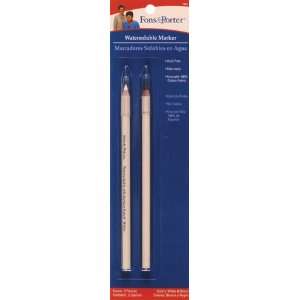  Fons and Porter Watersoluble Marker, Black and White, 2 