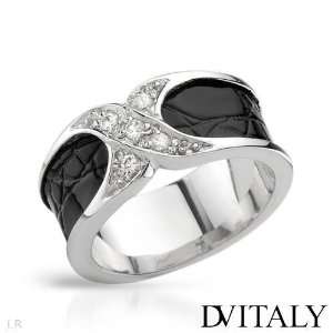 DV ITALY Wonderful Gentlemens Ring With Cubic zirconia Well Made in 