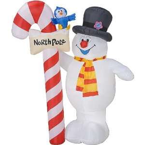  6 Tall Frosty The Snowman Airblown Inflatable Gemmy 