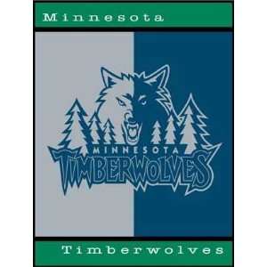 NBA All Star Blanket/Throw Minnesota Timberwolves   Basketball Fan 