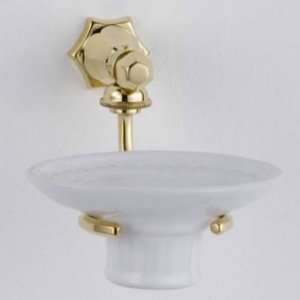 Herbeau 381170 Weathered Brass Monarque Soap Dish and Holder 3811