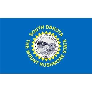  South Dakota flag 2 x 3 nylon Patio, Lawn & Garden