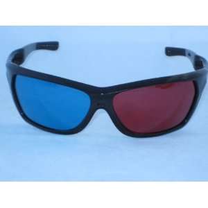 1 Pair of 3D Glasses   Red/Cyan Lenses 