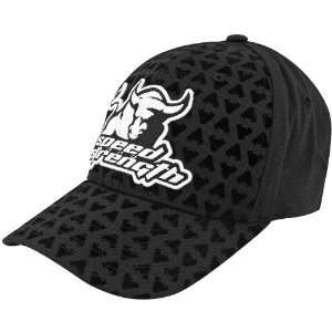 Speed & Strength Raging Bull Hat , Color Black, Size Lg/XL 87 3011
