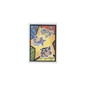  1999 Pokemon The First Movie Stickers Topps #8   Squirtle 