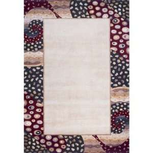  Momeni New Wave 95 Ivory Contemporary Wool Rug   NW 95IVY 