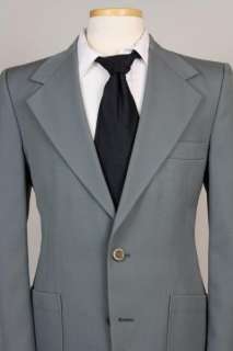 Vtg Mod 2 Piece Suit Nino Cerruti Olive Green 40 R  