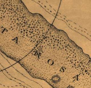1860s Civil War map of Pensacola Navy Yard, Fl  