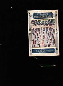 1926 program  Rochester NY 19th Annual Police Ball  
