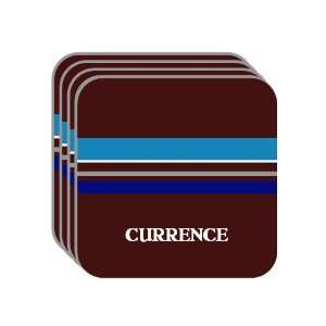 Personal Name Gift   CURRENCE Set of 4 Mini Mousepad Coasters (blue 