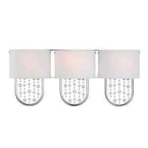  Three Light Bath Bar Size H12.00 X W25.50 GL7071 BA3 CH 