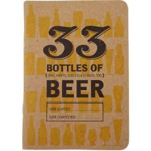 33 Bottles of Beer Tasting Notebook 