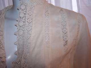Vintage vestido gitano romántico Jorge SantAngelo de encaje crochet 