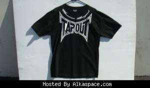 TAPOUT MENS MMA AMERICAN ARROGANT T SHIRT BLACK NEW  