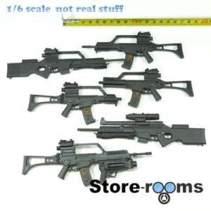 B04 09 1/6 Scale Assault Rifle Set VERY HOT TOYS CITY  