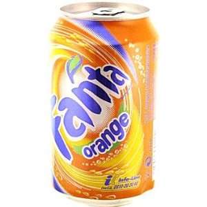 Fanta Orange Soda 0.33l  Grocery & Gourmet Food