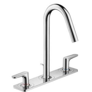 Hansgrohe Faucets 34134 Axor Citterio M Widespread Faucet w Baseplate 