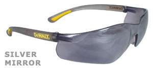 Lot of 3 Pair Dewalt Contractor Silver Safety Glasses  