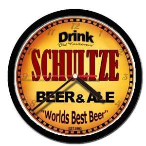  SCHULTZE beer and ale cerveza wall clock 