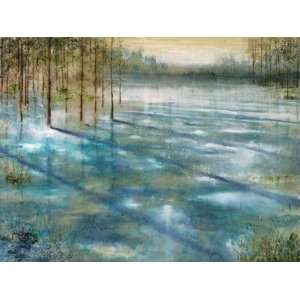Albert Williams 48W by 36H  Water Trees CANVAS Edge #2 1 1/4 