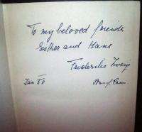 Friderike Maria Zweig, SIGNED 1stEd, German Exile Lit  