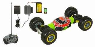 The three channel remote control allows up to three cars to race 