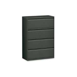     Lateral File, 4 Drawer, 36x19 1/4x53 1/4, Putty