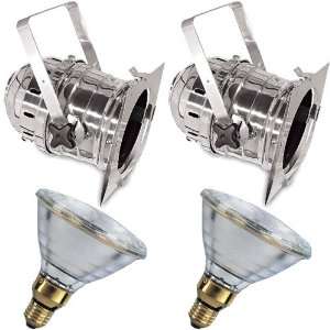   Silver Short PAR CAN 38 120w PAR38 Spot Lamp Musical Instruments