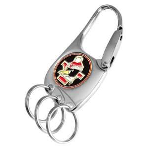  Youngstown State Penguins 3 Ring Clip Keychain Sports 