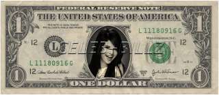 Selena Gomez Dollar Bill  