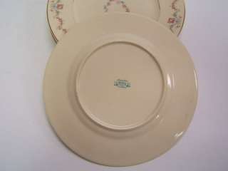 Syracuse China Old Ivory Arcadia 4 dinner plates Vintag  