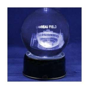   Green Bay Packers Football Stadium 3D Laser Globe