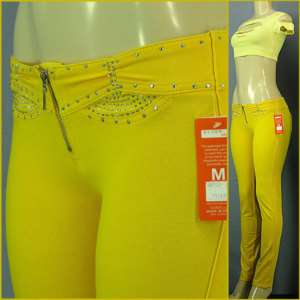 Sexy Moleton jeans low rise stretch skinny jeans Yello  