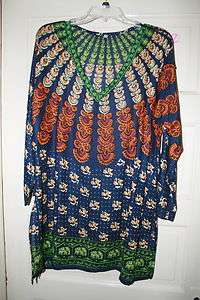 Womens Caftan Tunic top blouse Made in India Authentic  