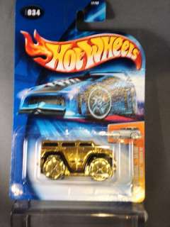 Hot Wheels Blings Hummer H2 Gold Blings First Edition  