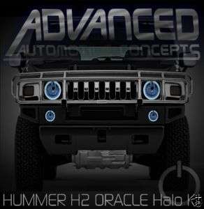 Hummer H2 Headlight hid HALO Kit ORACLE Angel/Demon Eye  