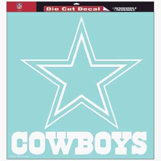 NFL Dallas Cowboys 8 X 8 Die Cut Decal 